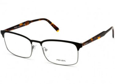Prada PR54WV 02G1O1 Matte Black / Gunmetal 56mm