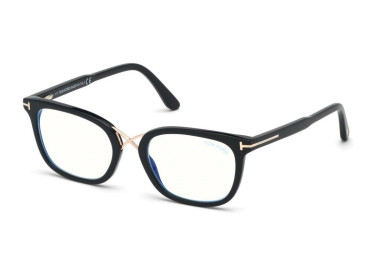 Tom Ford FT5637-B 001 Shiny Black/Shiny Rose Gold 52mm
