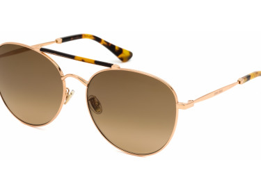 Jimmy Choo ABBIE/G/S 006J HA Gold Havana/Brown Gradient