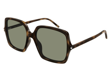 Saint Laurent SL591 002 Havana/Green