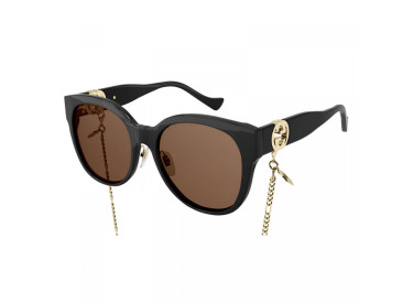 Gucci GG1028SK 004 Black/Brown