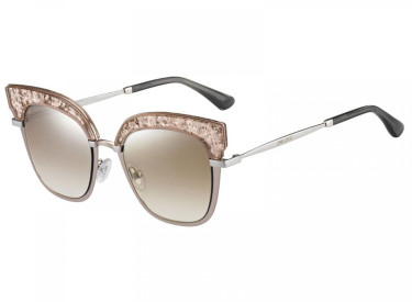 Jimmy Choo ROSY/S 68I00 Palladium Nude/Gold Mirror