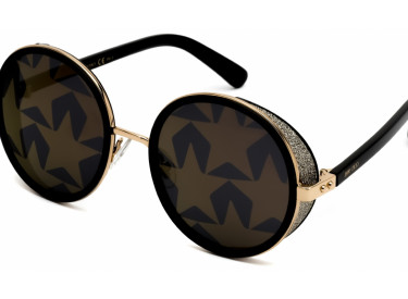 Jimmy Choo Andie/N/S S02M27Y Black Gold/Gold Decor