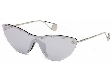 Gucci GG0666S 002 Silver / Mirror Silver