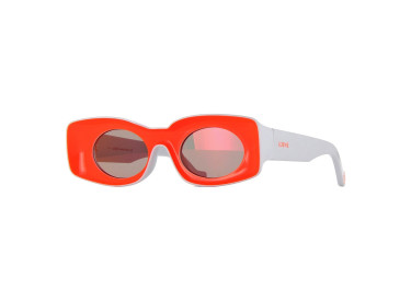 Loewe LW40033I 21U Fluorescent Orange and White/Grey with Pink Flash Mirror