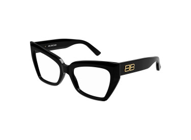 Balenciaga BB0275O 001 Black 53mm