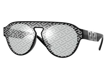 Versace VE4420 GB1/AL Black/Light Grey Monogram Silver