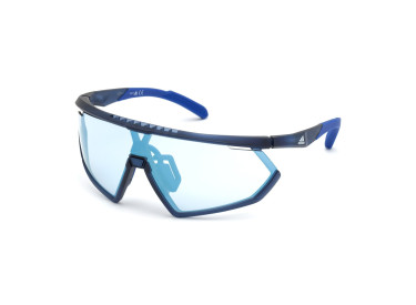 Adidas SP0001 91V Matte Blue/Blue to Grey Photochromic