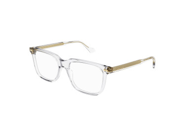 Gucci GG0737O 017 Transparent/Gold 53mm
