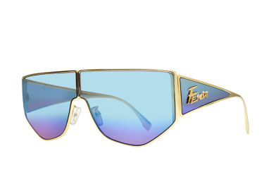 Fendi FE40051U 32X Gold/Mirror Blue to Violet Gradient