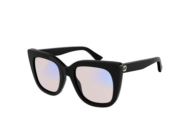 Gucci GG0163SN 009 Black/Pink Photochromatic