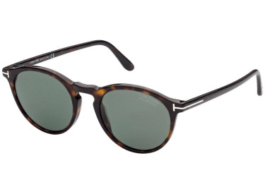 Tom Ford FT0904 52R Classic Dark Havana/Green Polarized 50mm