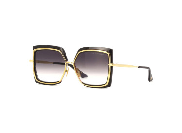 Dita NARCISSUS DTS-503-58-01 Black/Yellow Gold/Dark Grey to Clear Gradient