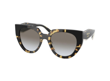 Prada PR14WS 01M0A7 Medium Tortoise/Black/Grey Gradient