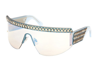 Swarovski SK0363 30X Shiny Deep Gold/Blue Mirror