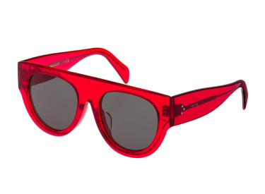 Celine CL40012F 66N Red Transparent/Green