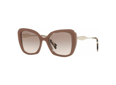 Prada PR03YS 01Y1L0 Alabaster/Crystal/Clear Gradient Brown