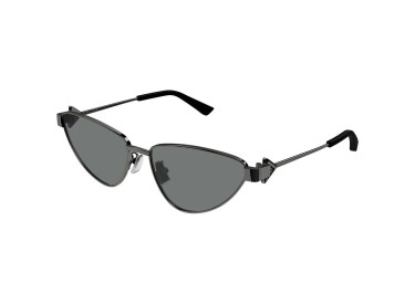 Bottega Veneta BV1186S 001 Dark Ruthenium/Grey