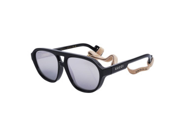 Gucci GG1239S 002 Black/Silver Mirror