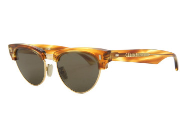 Celine CL40059U 41E HavanaGold / Green