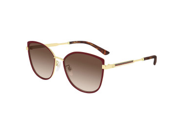 Gucci GG0589SK 004 Gold Red/Brown
