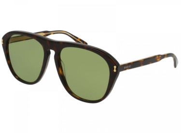 Gucci GG0128S 001 Havana/Green