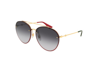 Gucci GG0351S 001 Gold/Grey Gradient
