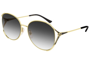 Gucci GG0650SK 001 Gold Black/Grey