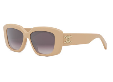 Celine CL40216U 57F Solid Nude/Gradient Brown