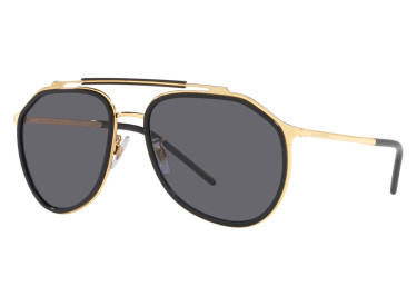 Dolce & Gabbana DG2277 02/81 Gold Black/Grey Polarized