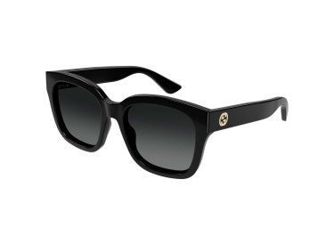 Gucci GG1338S 002 Shiny Black/Polar Gradient Grey