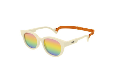 Gucci GG1237SA 003 Ivory/Multilayer Rainbow Pink
