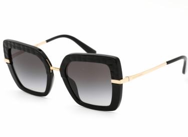 Dolce & Gabbana DG4373F 32888G Black Cocco / Light Grey Gradient Black