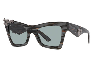 Dolce & Gabbana DG4434 318787 Striped Black/Dark Grey