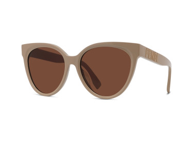 Fendi FE40008U 57J Dark Beige/Red