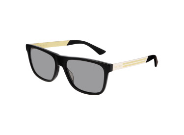 Gucci GG0687S 005 Black Gold/Grey
