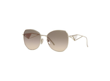 Prada PR57YS ZVN3D0 Pale Gold/Light Brown Grey Gradient