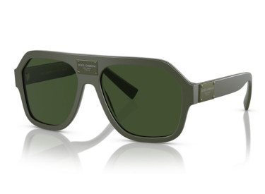 Dolce & Gabbana DG4433 329771 Matte Dark Green/Dark Green