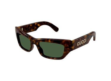 Gucci GG1296S 004 Dark Havana/Bottle Green