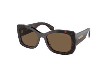 Prada PRA08S 16N5Y1 Briar Tortoise/Dark Brown