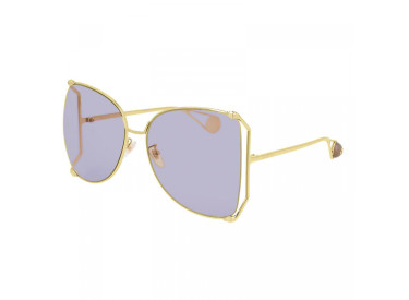 Gucci GG0252S 013 Gold/Violet