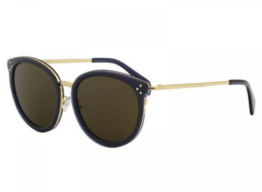 Celine CL40033F 88E Blue/Gold/Smoke