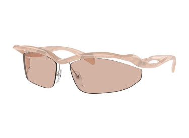 Prada PRA25S 12S4I2 Opal Peach/Light Brown