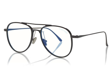 Tom Ford FT5666-B/O 001 Black/Gunmetal 52mm