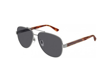 Gucci GG0528S 010 Ruthenium Light Havana/Grey