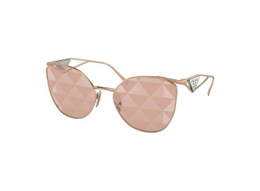 Prada PR50ZS SVF05T Pink Gold/Pink Tampo Triangles Silver
