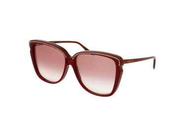 Gucci GG0709S 005 Burgundy Brown/Red
