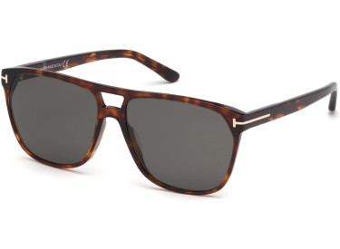 Tom Ford FT0679 54D Red Havana/Smoke Polarized