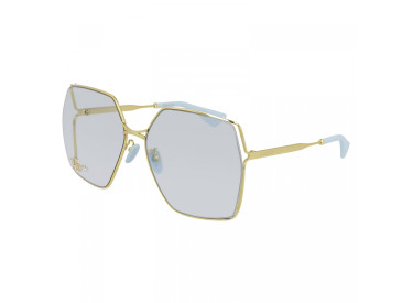 Gucci GG0817S 004 Gold/Light Blue