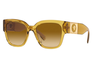 Versace VE4437U 53472L Transparent Honey/Light Yellow Gradient Ochre